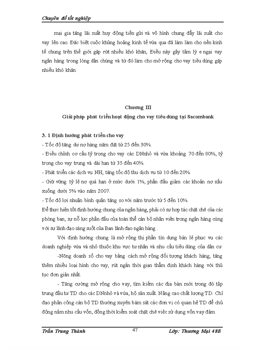 image for page Phát triển hoạt động cho vay tiêu dùng tại ngân hàng Thương mại cổ phần Sài Gòn Thương tín (sacombank)