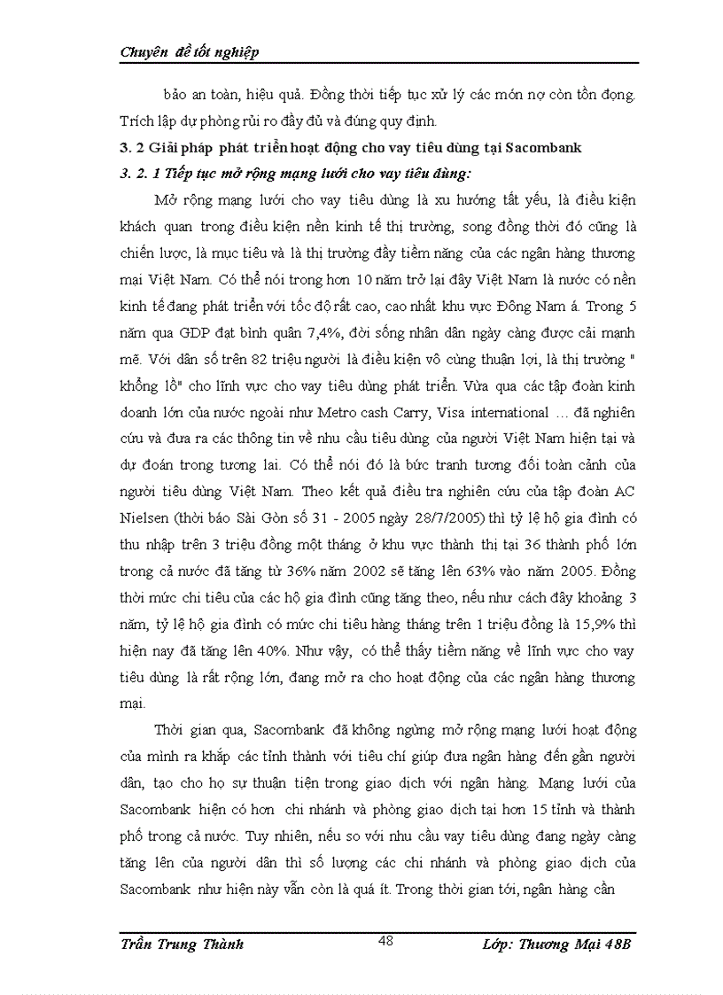 image for page Phát triển hoạt động cho vay tiêu dùng tại ngân hàng Thương mại cổ phần Sài Gòn Thương tín (sacombank)