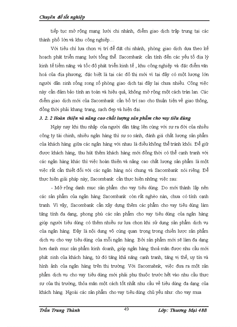 image for page Phát triển hoạt động cho vay tiêu dùng tại ngân hàng Thương mại cổ phần Sài Gòn Thương tín (sacombank)