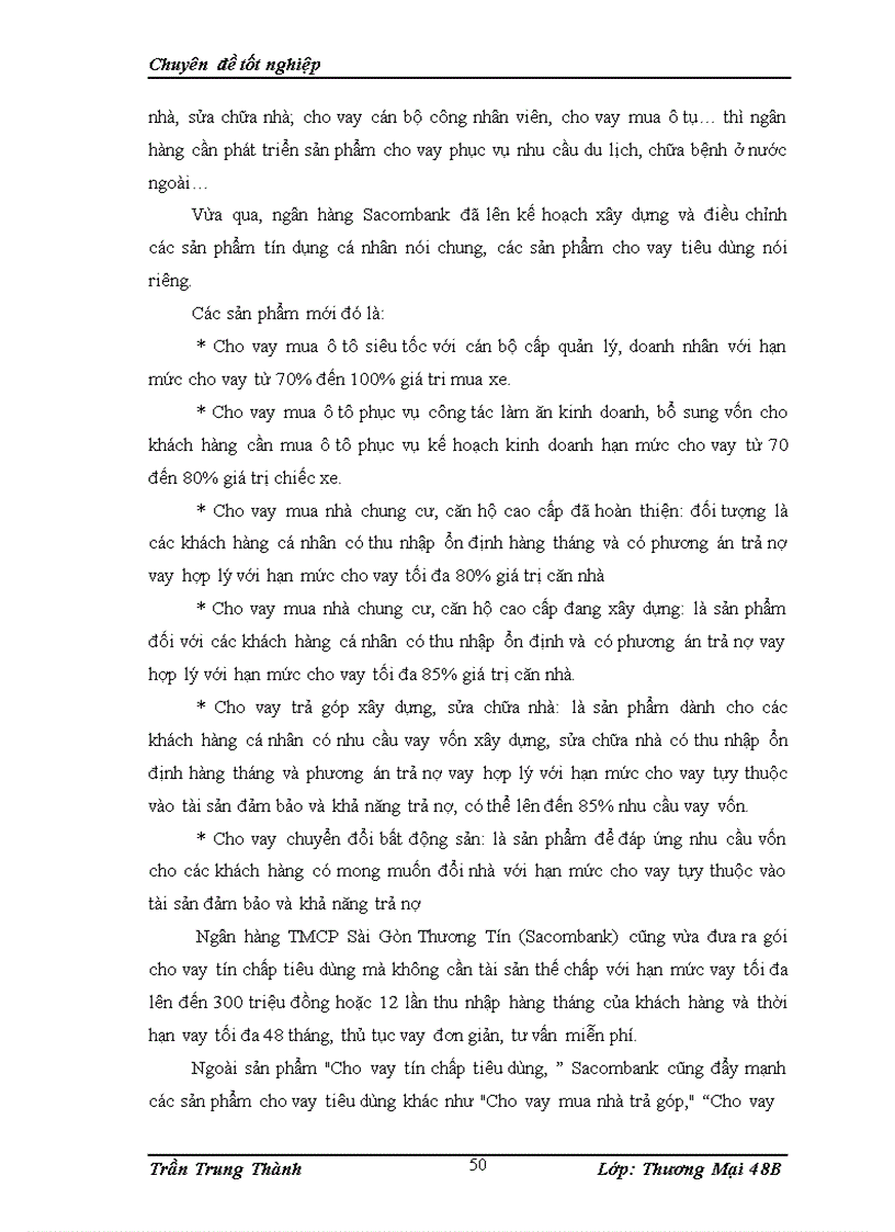 image for page Phát triển hoạt động cho vay tiêu dùng tại ngân hàng Thương mại cổ phần Sài Gòn Thương tín (sacombank)