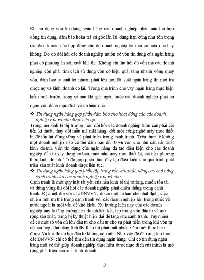 image for page Tín dụng Ngân hàng đối với Doanh nghiệp nhỏ và vừa