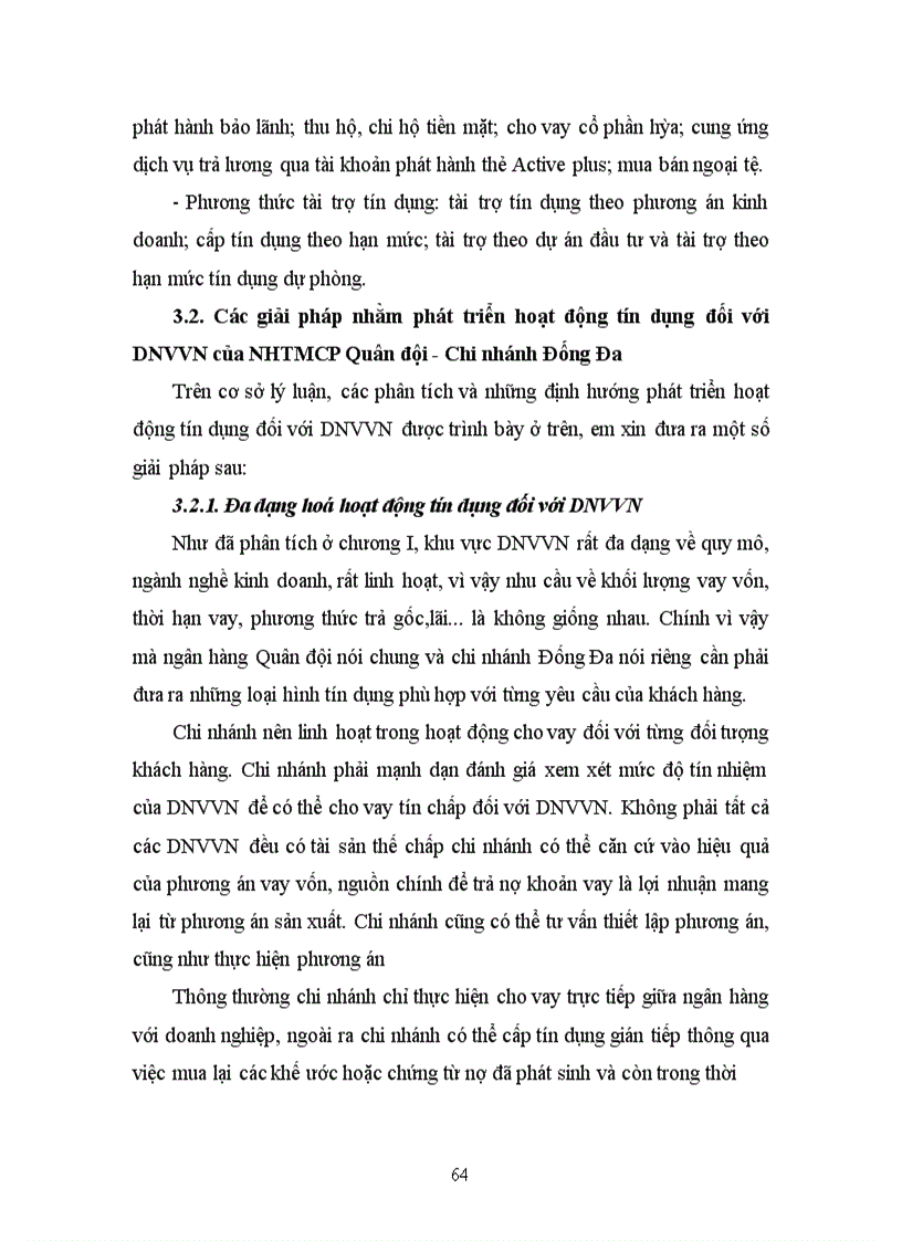 image for page Tín dụng Ngân hàng đối với Doanh nghiệp nhỏ và vừa