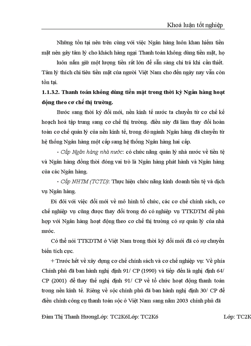 image for page Thanh toán không dùng tiền mặt tại NHĐT&PT Cao Bằng - Thực trạng và giải pháp