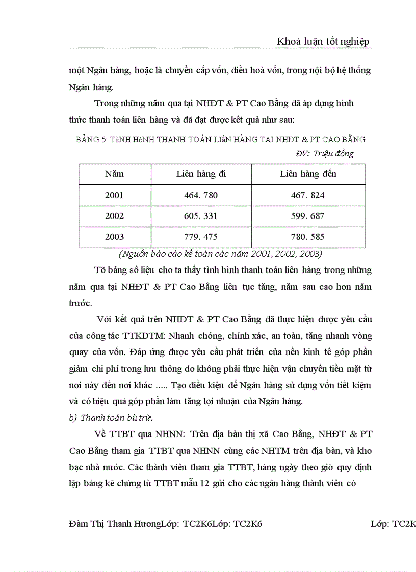 image for page Thanh toán không dùng tiền mặt tại NHĐT&PT Cao Bằng - Thực trạng và giải pháp