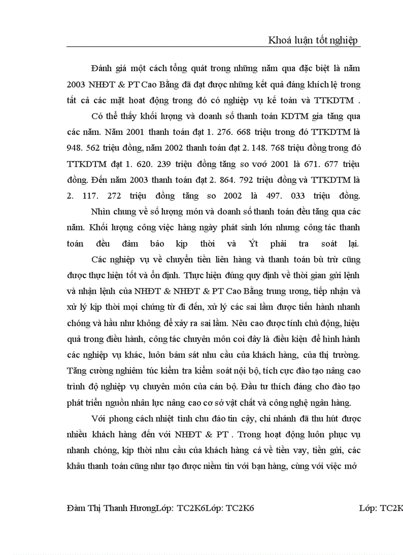 image for page Thanh toán không dùng tiền mặt tại NHĐT&PT Cao Bằng - Thực trạng và giải pháp