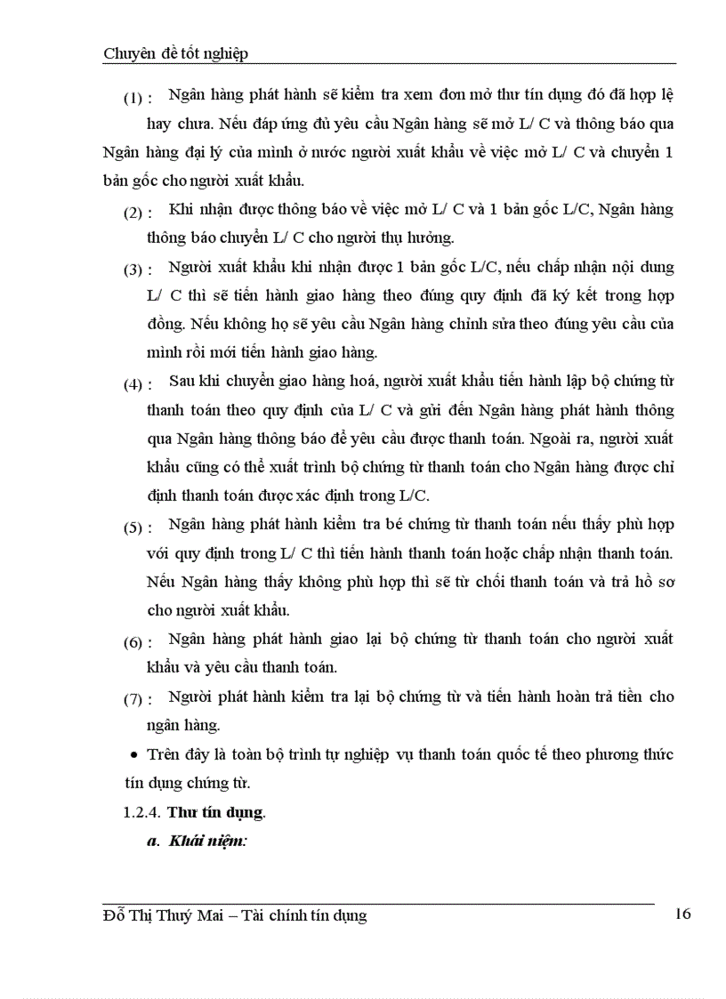 image for page Hoạt động thanh toán quốc tế theo phương thức tín dụng chứng từ