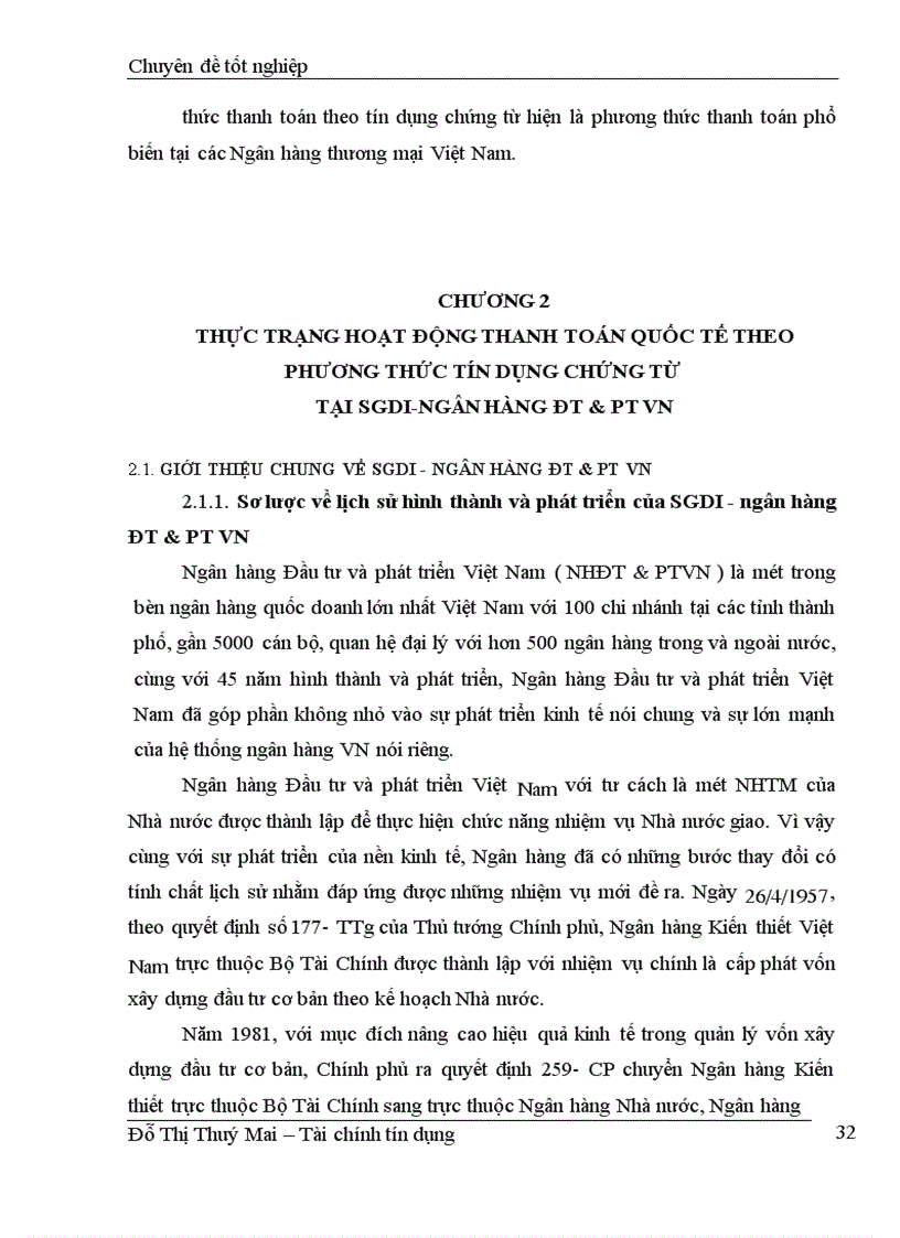 image for page Hoạt động thanh toán quốc tế theo phương thức tín dụng chứng từ