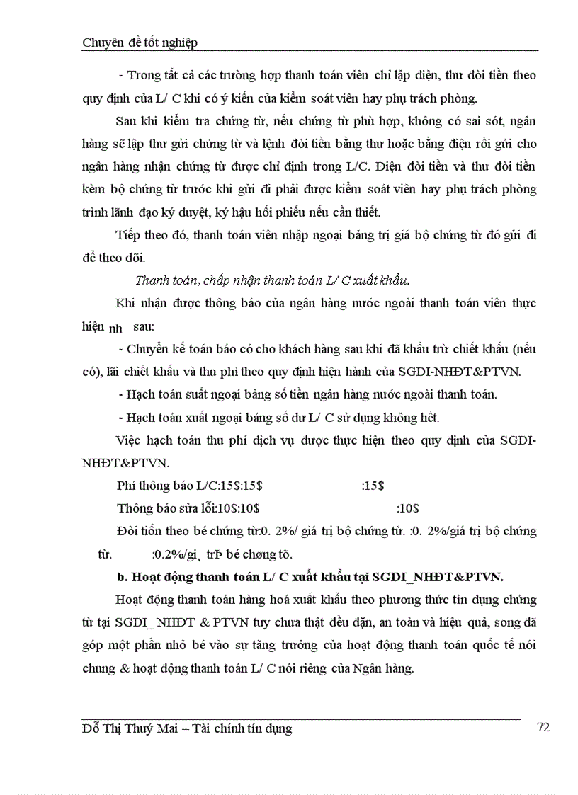image for page Hoạt động thanh toán quốc tế theo phương thức tín dụng chứng từ