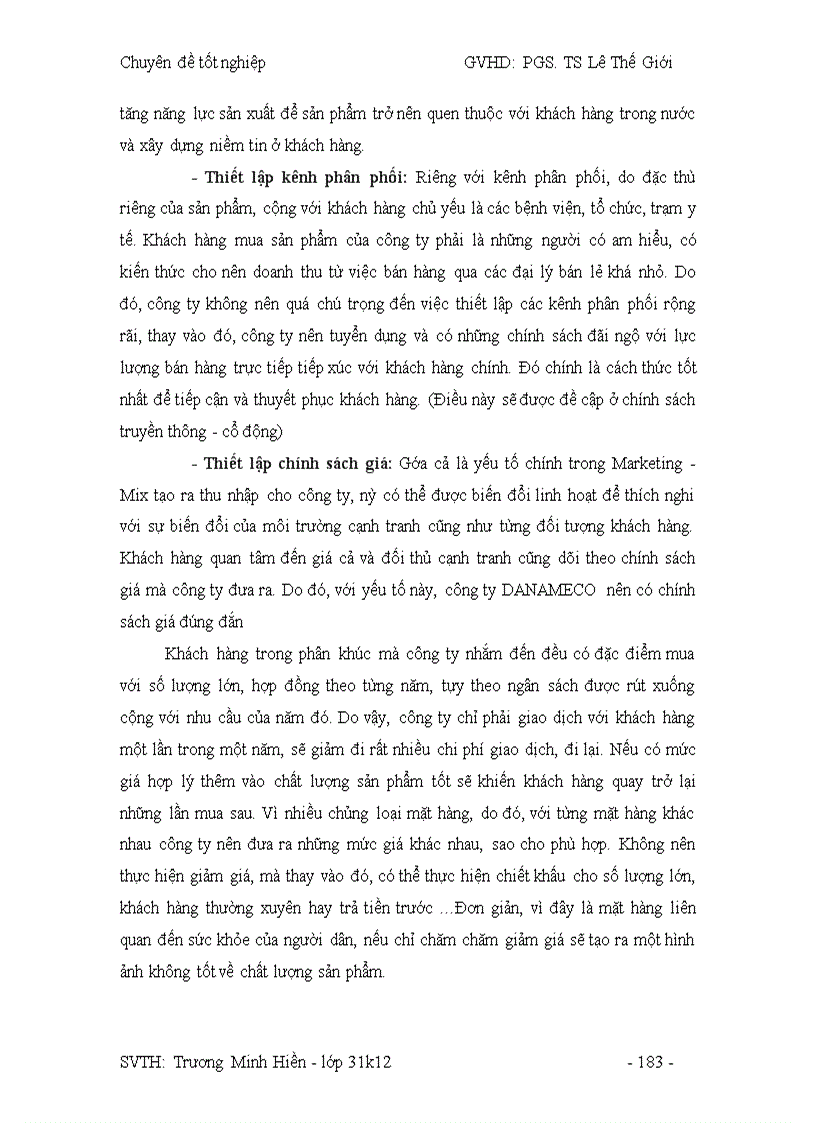 image for page Công tác hoạch định Marketing và mở rộng thị trường tại công ty DANAMECO