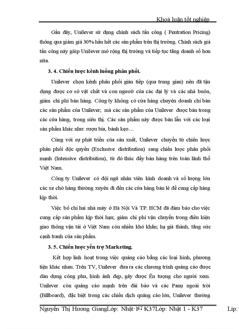 image for page Chiến lược Marketing trong cạnh tranh chiếm lĩnh thị trường của Unilever tại Việt Nam