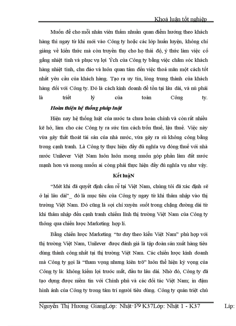 image for page Chiến lược Marketing trong cạnh tranh chiếm lĩnh thị trường của Unilever tại Việt Nam