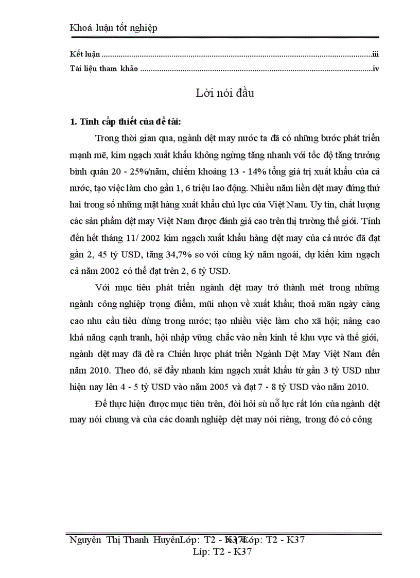 image for page Marketing xuất khẩu và vận dụng trong kinh doanh xuất khẩu ở công ty may 10