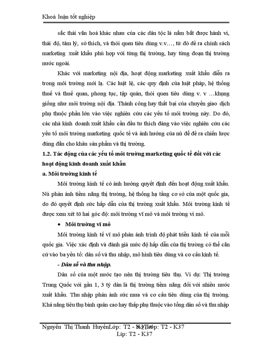 image for page Marketing xuất khẩu và vận dụng trong kinh doanh xuất khẩu ở công ty may 10