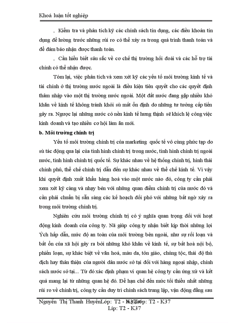 image for page Marketing xuất khẩu và vận dụng trong kinh doanh xuất khẩu ở công ty may 10