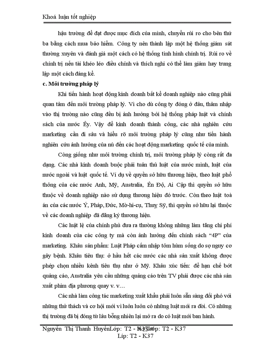 image for page Marketing xuất khẩu và vận dụng trong kinh doanh xuất khẩu ở công ty may 10