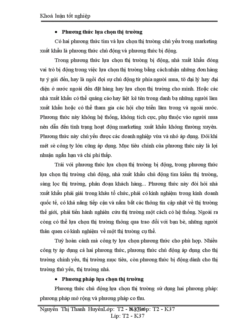 image for page Marketing xuất khẩu và vận dụng trong kinh doanh xuất khẩu ở công ty may 10