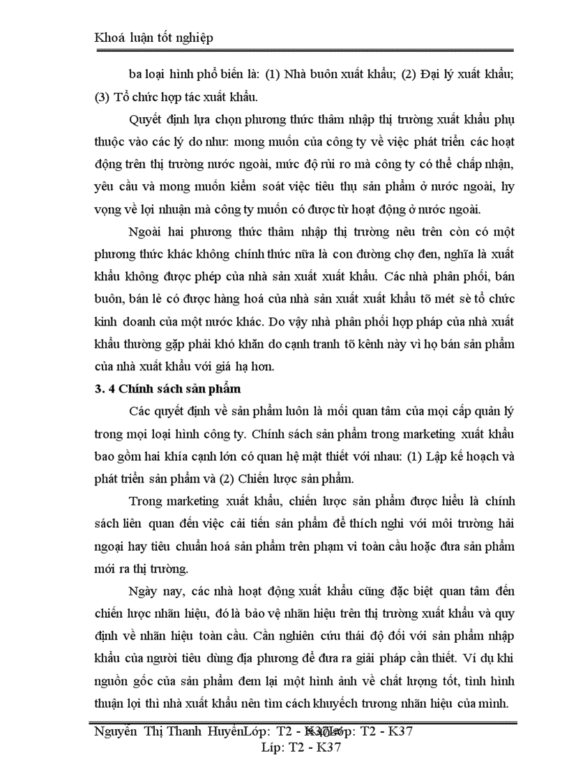 image for page Marketing xuất khẩu và vận dụng trong kinh doanh xuất khẩu ở công ty may 10