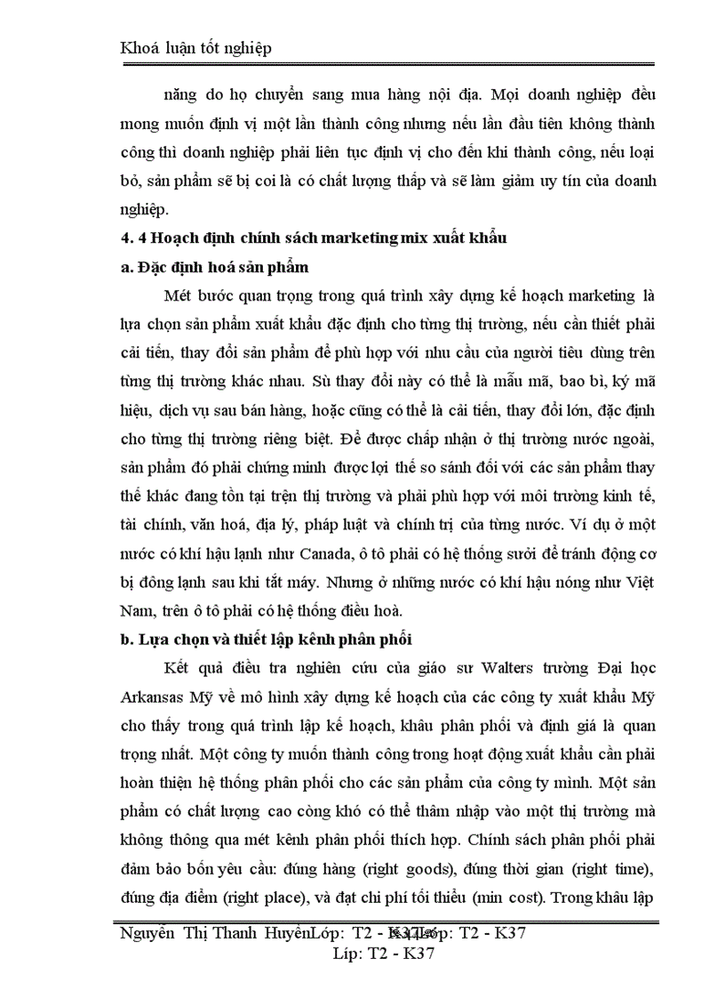 image for page Marketing xuất khẩu và vận dụng trong kinh doanh xuất khẩu ở công ty may 10