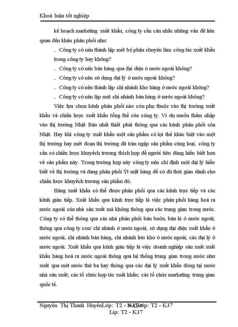 image for page Marketing xuất khẩu và vận dụng trong kinh doanh xuất khẩu ở công ty may 10