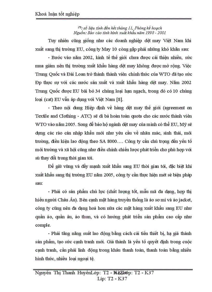 image for page Marketing xuất khẩu và vận dụng trong kinh doanh xuất khẩu ở công ty may 10