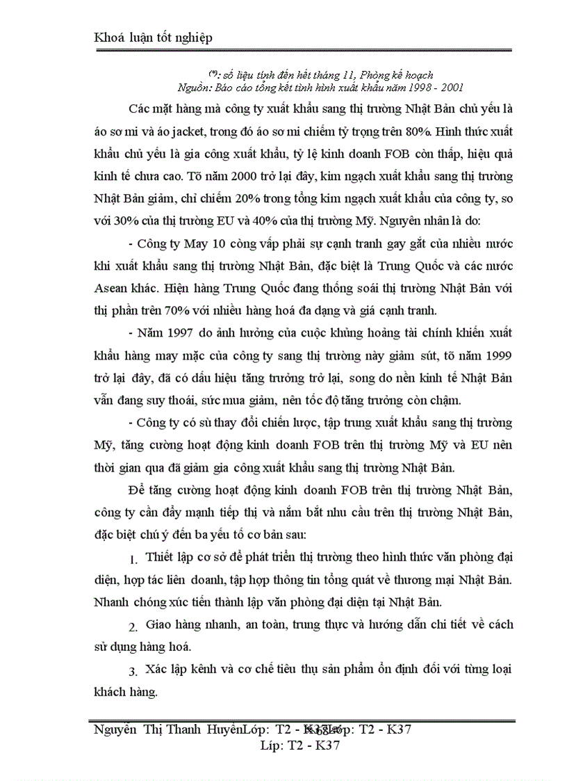 image for page Marketing xuất khẩu và vận dụng trong kinh doanh xuất khẩu ở công ty may 10