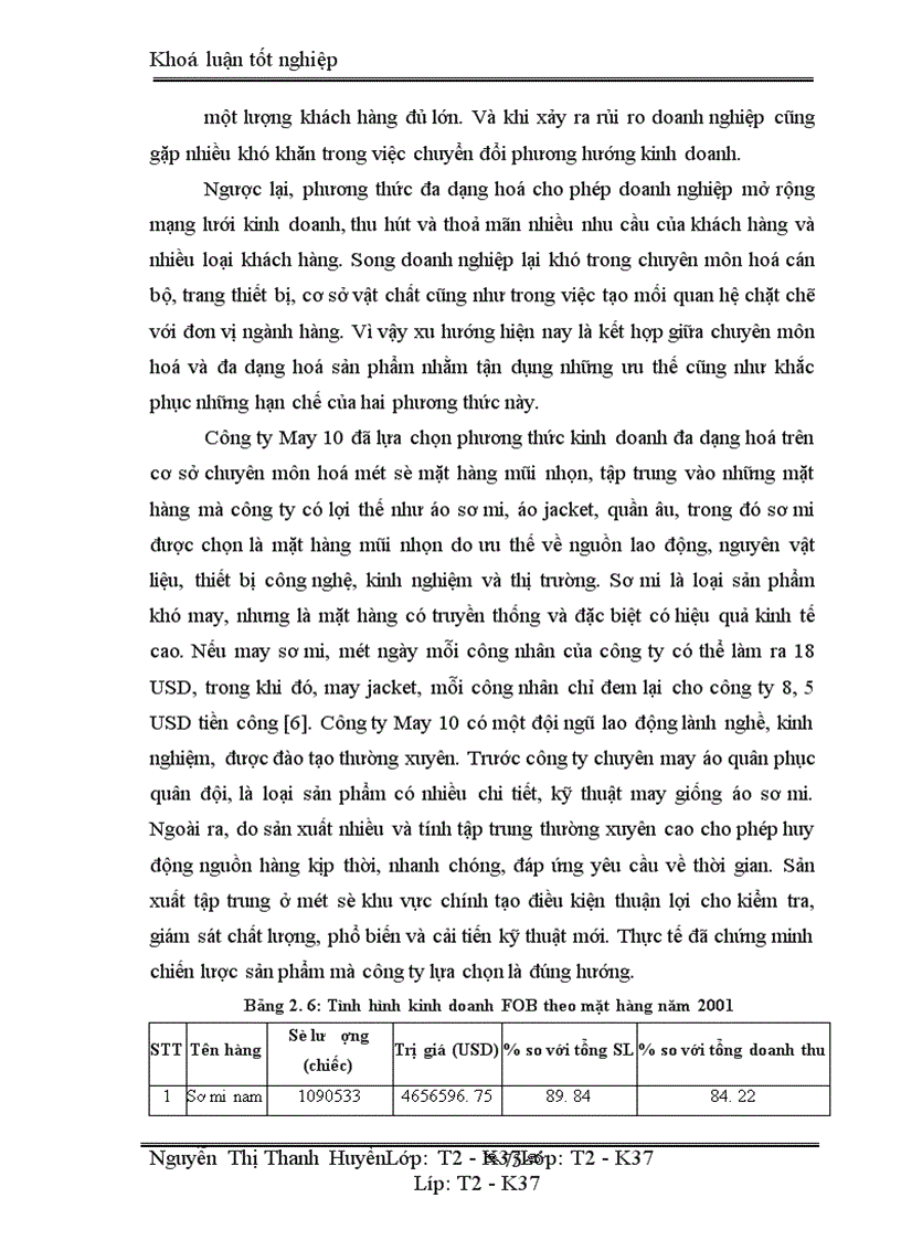 image for page Marketing xuất khẩu và vận dụng trong kinh doanh xuất khẩu ở công ty may 10