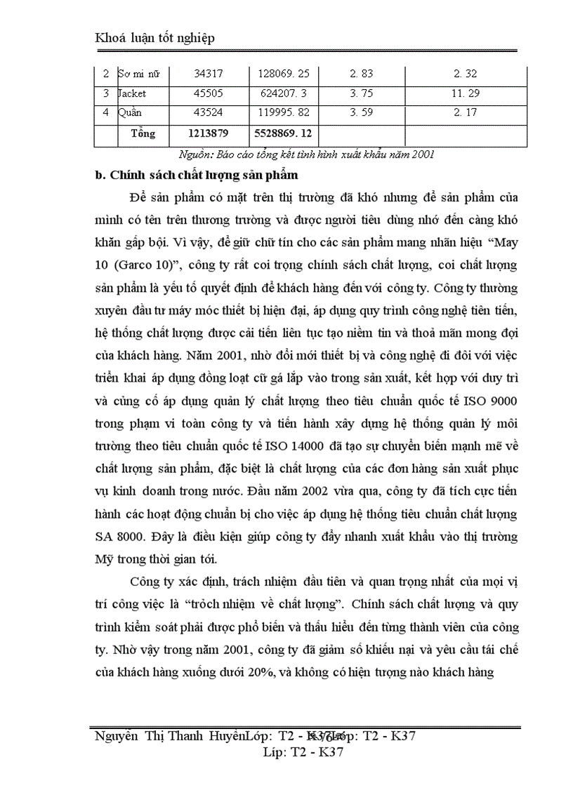 image for page Marketing xuất khẩu và vận dụng trong kinh doanh xuất khẩu ở công ty may 10