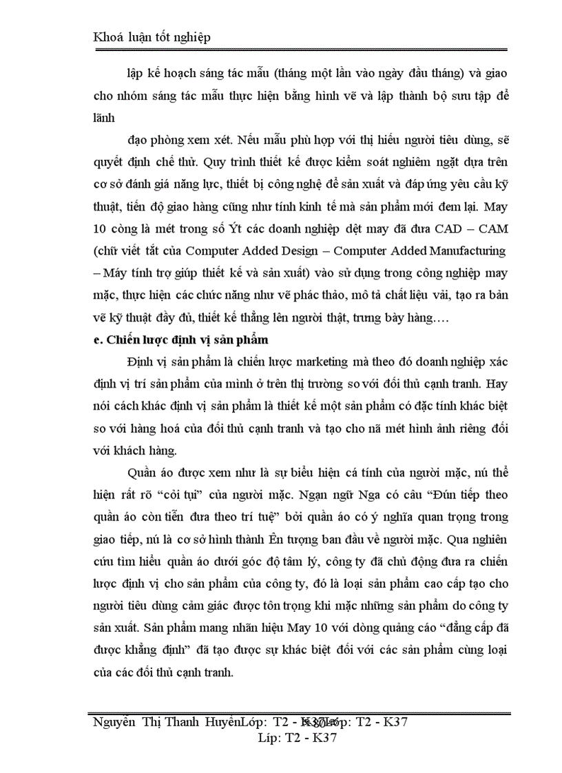 image for page Marketing xuất khẩu và vận dụng trong kinh doanh xuất khẩu ở công ty may 10