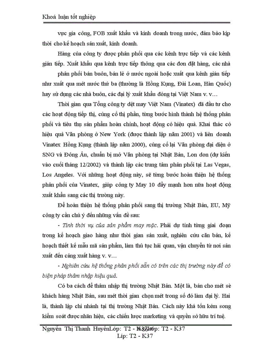 image for page Marketing xuất khẩu và vận dụng trong kinh doanh xuất khẩu ở công ty may 10