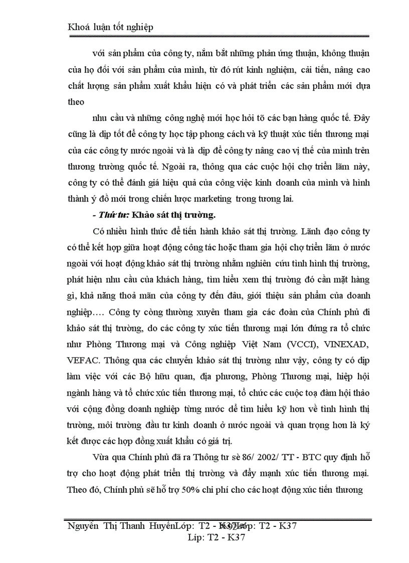 image for page Marketing xuất khẩu và vận dụng trong kinh doanh xuất khẩu ở công ty may 10