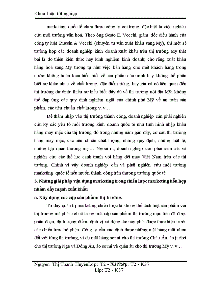 image for page Marketing xuất khẩu và vận dụng trong kinh doanh xuất khẩu ở công ty may 10