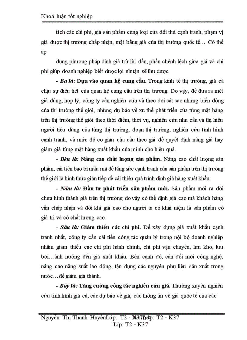 image for page Marketing xuất khẩu và vận dụng trong kinh doanh xuất khẩu ở công ty may 10