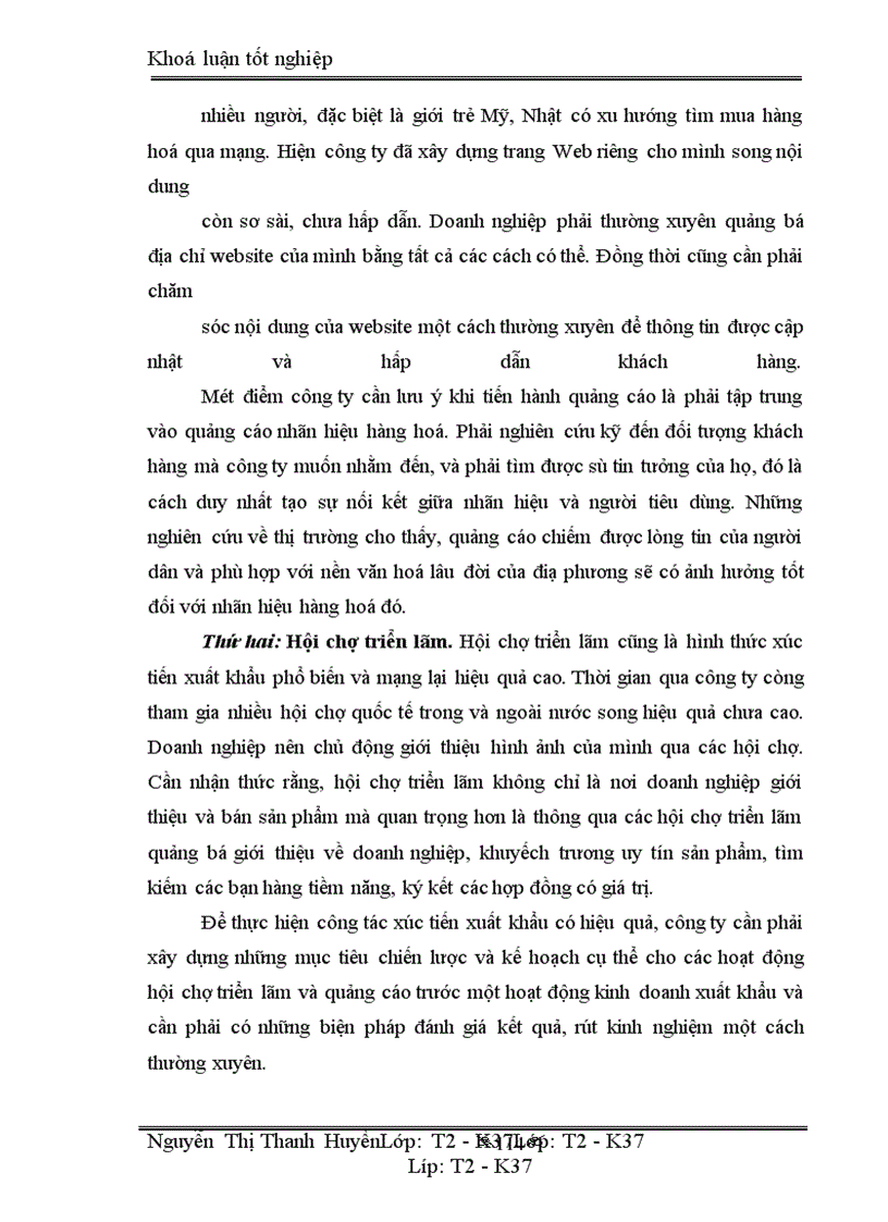 image for page Marketing xuất khẩu và vận dụng trong kinh doanh xuất khẩu ở công ty may 10