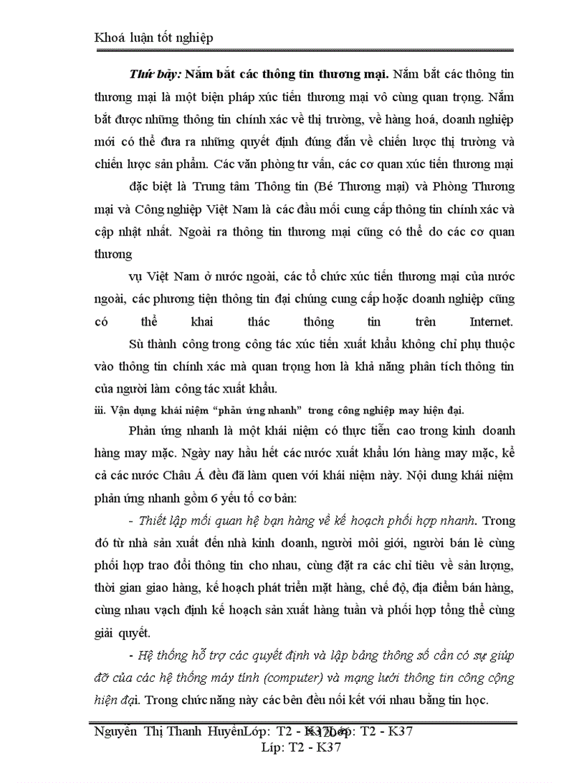 image for page Marketing xuất khẩu và vận dụng trong kinh doanh xuất khẩu ở công ty may 10