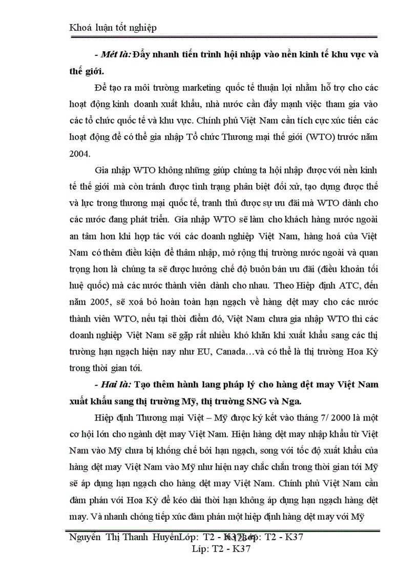 image for page Marketing xuất khẩu và vận dụng trong kinh doanh xuất khẩu ở công ty may 10