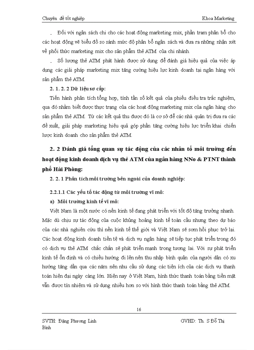 image for page Giải pháp marketing tăng cường hiệu lực triển khai chiến lược kinh doanh thẻ ATM của ngân hàng NNo&PTNT thành phố Hải Phòng