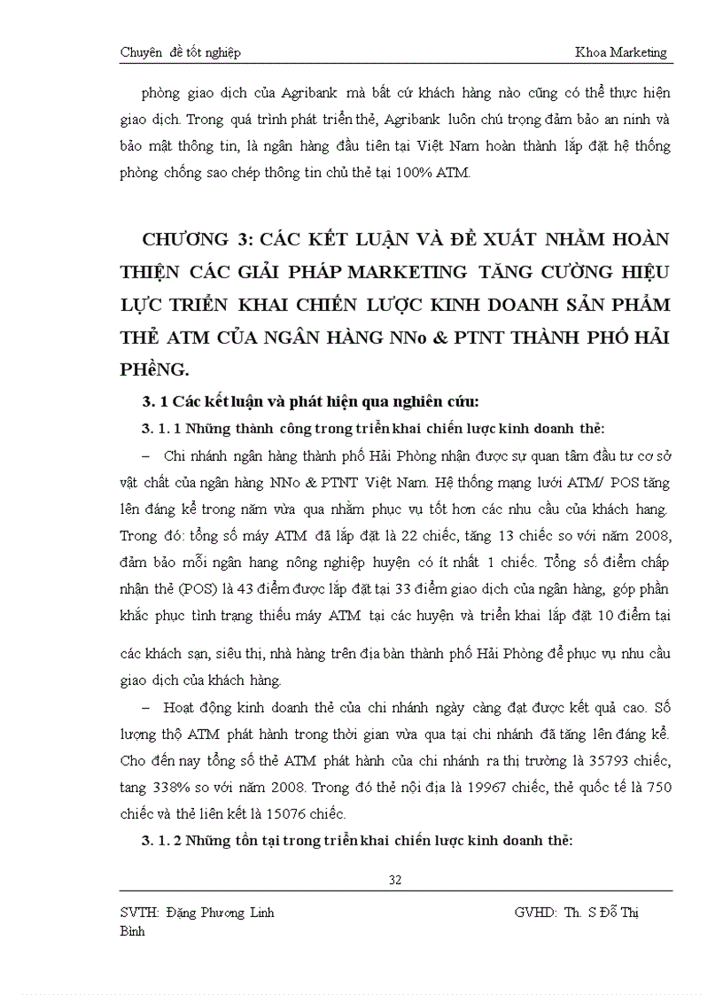 image for page Giải pháp marketing tăng cường hiệu lực triển khai chiến lược kinh doanh thẻ ATM của ngân hàng NNo&PTNT thành phố Hải Phòng