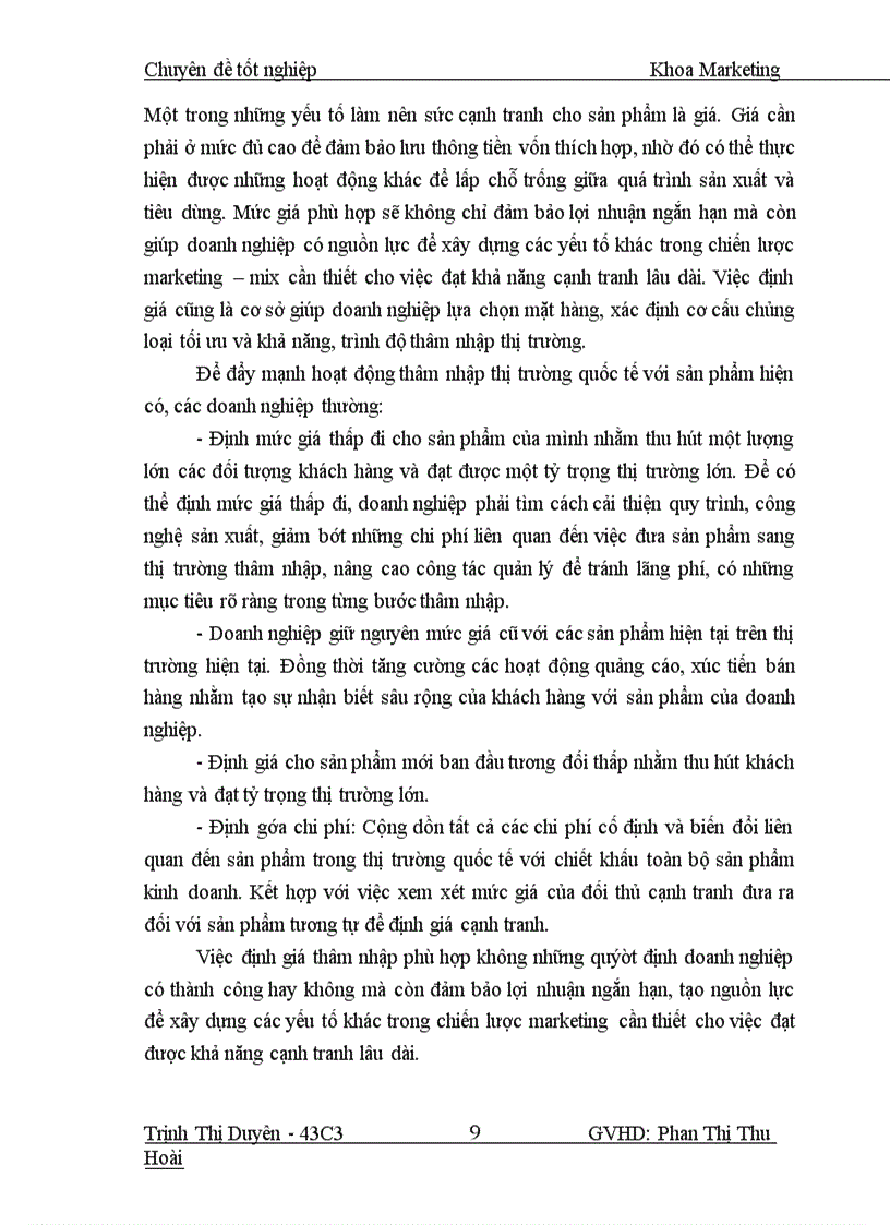 image for page Giải pháp marketing thâm nhập thị trường sản phẩm may mặc sang thị trường EU của công ty cổ phần may Trường Sơn