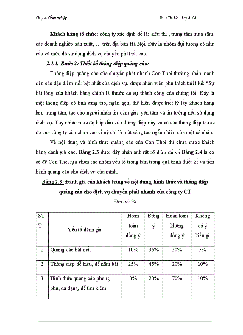 image for page Phát triển hoạt động quảng cáo dịch vụ chuyển phát nhanh của Công ty TNHH Thương mại và dịch vụ hàng hóa Con Thoi trên thị trường Hà Nội