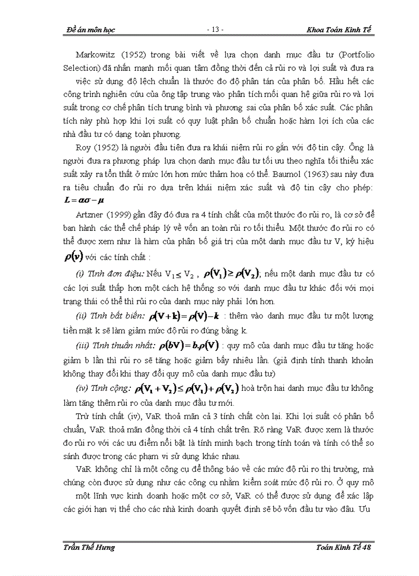 image for page Ứng dụng phương pháp VaR trong việc xác định giá trị rủi ro đối với cổ phiếu trong thị trường chứng khoán Việt Nam