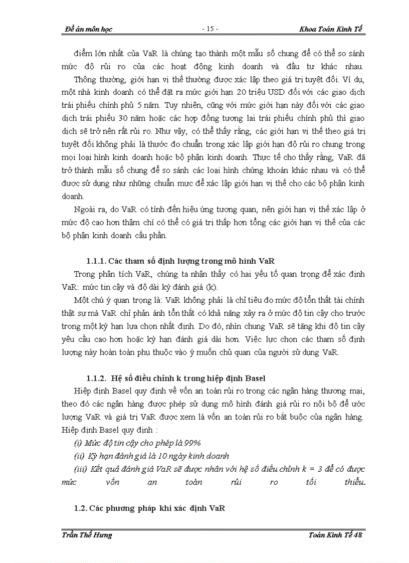 image for page Ứng dụng phương pháp VaR trong việc xác định giá trị rủi ro đối với cổ phiếu trong thị trường chứng khoán Việt Nam