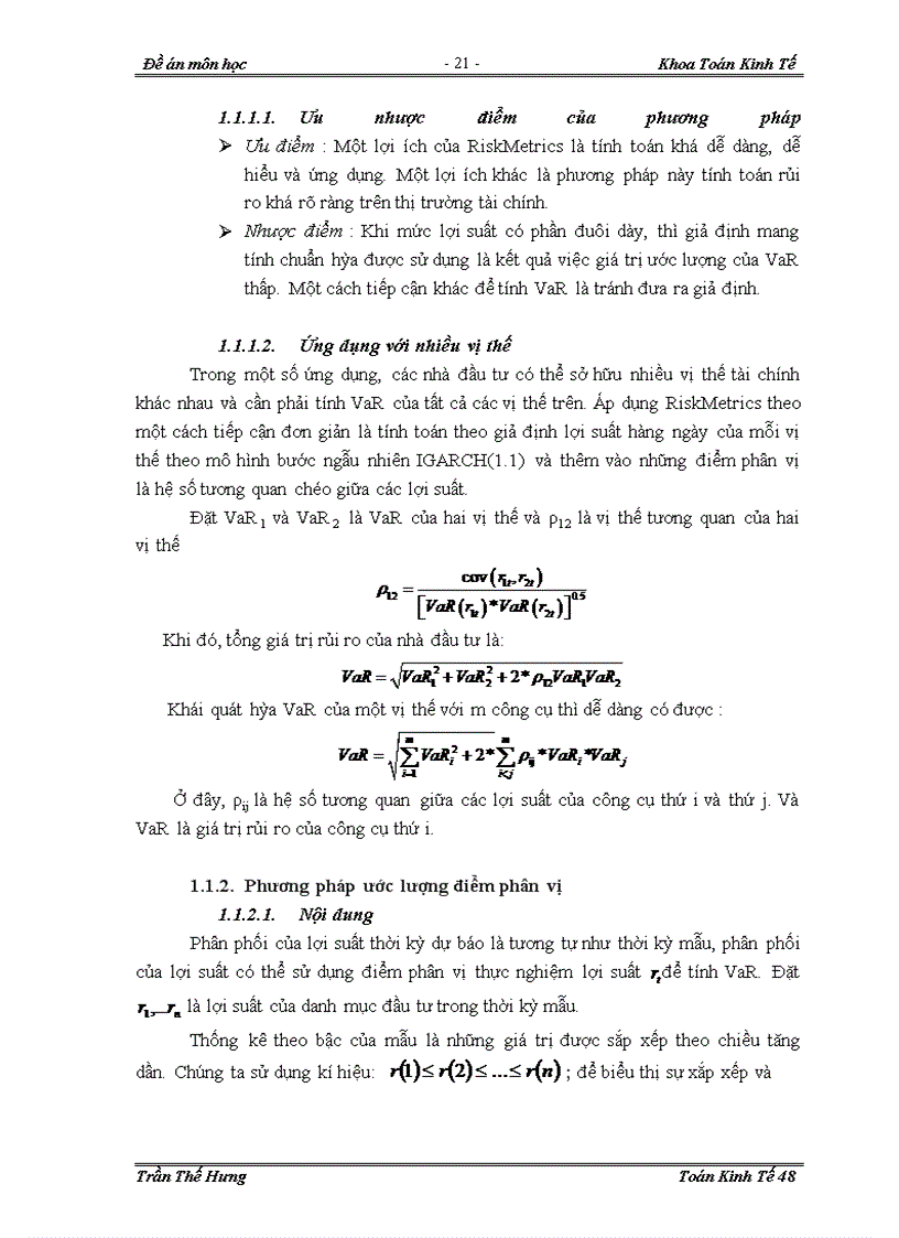 image for page Ứng dụng phương pháp VaR trong việc xác định giá trị rủi ro đối với cổ phiếu trong thị trường chứng khoán Việt Nam