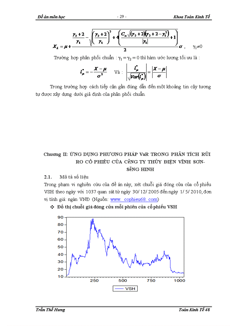 image for page Ứng dụng phương pháp VaR trong việc xác định giá trị rủi ro đối với cổ phiếu trong thị trường chứng khoán Việt Nam