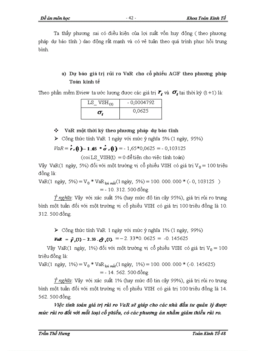 image for page Ứng dụng phương pháp VaR trong việc xác định giá trị rủi ro đối với cổ phiếu trong thị trường chứng khoán Việt Nam