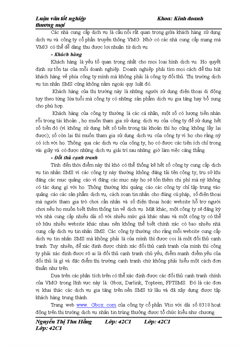 image for page Giải pháp marketing nhằm phát triển thị trường dịch vụ tin nhắn SMS của công ty cổ phần truyền thông VMG