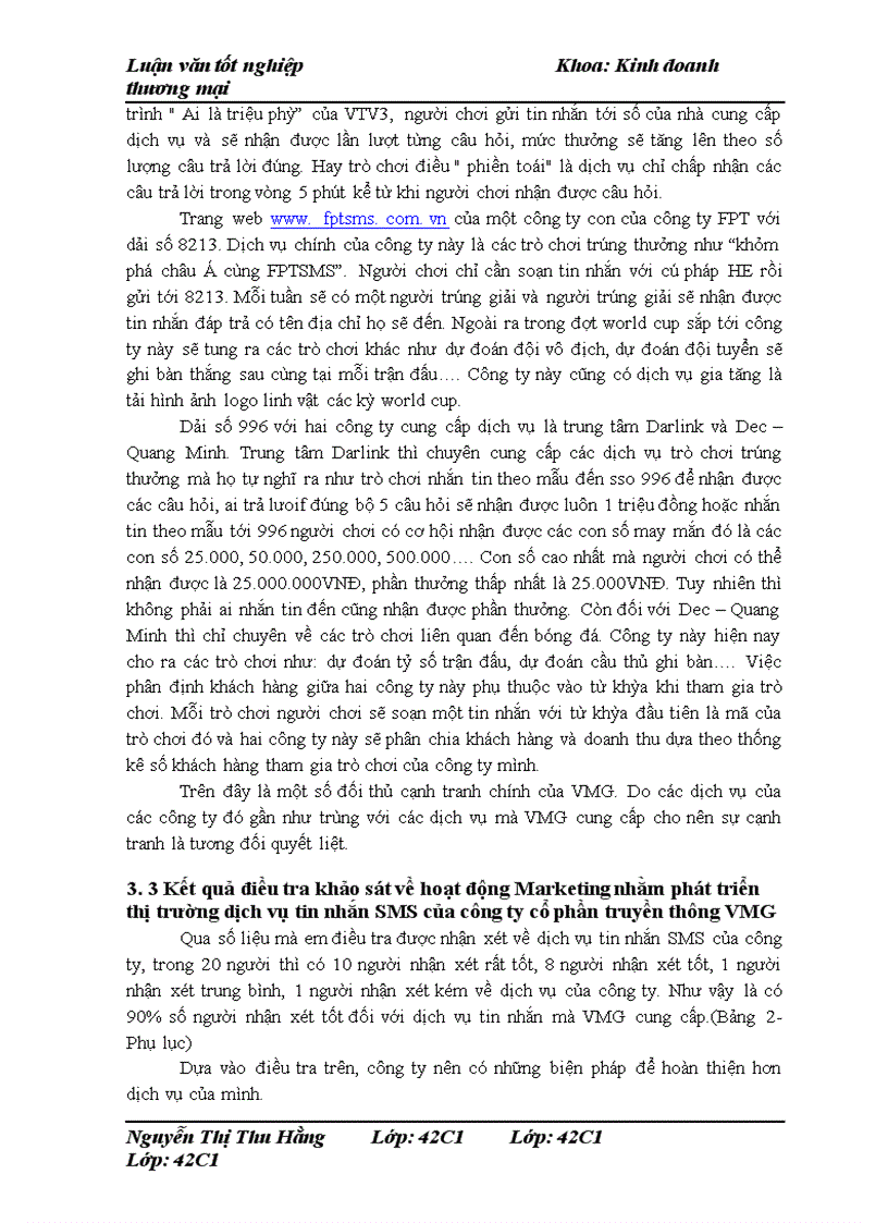 image for page Giải pháp marketing nhằm phát triển thị trường dịch vụ tin nhắn SMS của công ty cổ phần truyền thông VMG