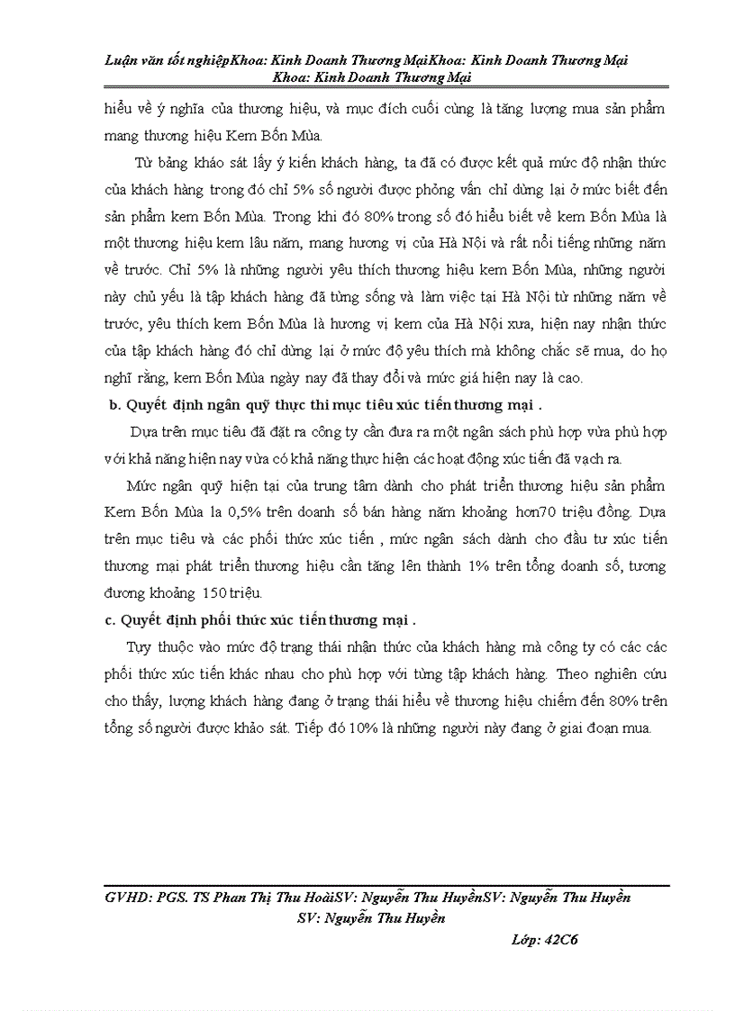 image for page Giải pháp xúc tiến thương mại nhằm phát triển thương hiệu sản phẩm Kem Bốn Mùa của cửa hàng Hapro Bốn Mùa Lý Thái Tổ - Tổng công ty thương mại Hà Nội.