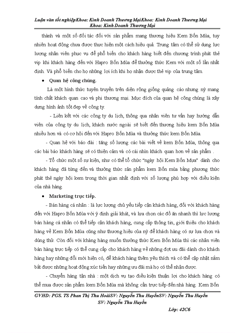 image for page Giải pháp xúc tiến thương mại nhằm phát triển thương hiệu sản phẩm Kem Bốn Mùa của cửa hàng Hapro Bốn Mùa Lý Thái Tổ - Tổng công ty thương mại Hà Nội.