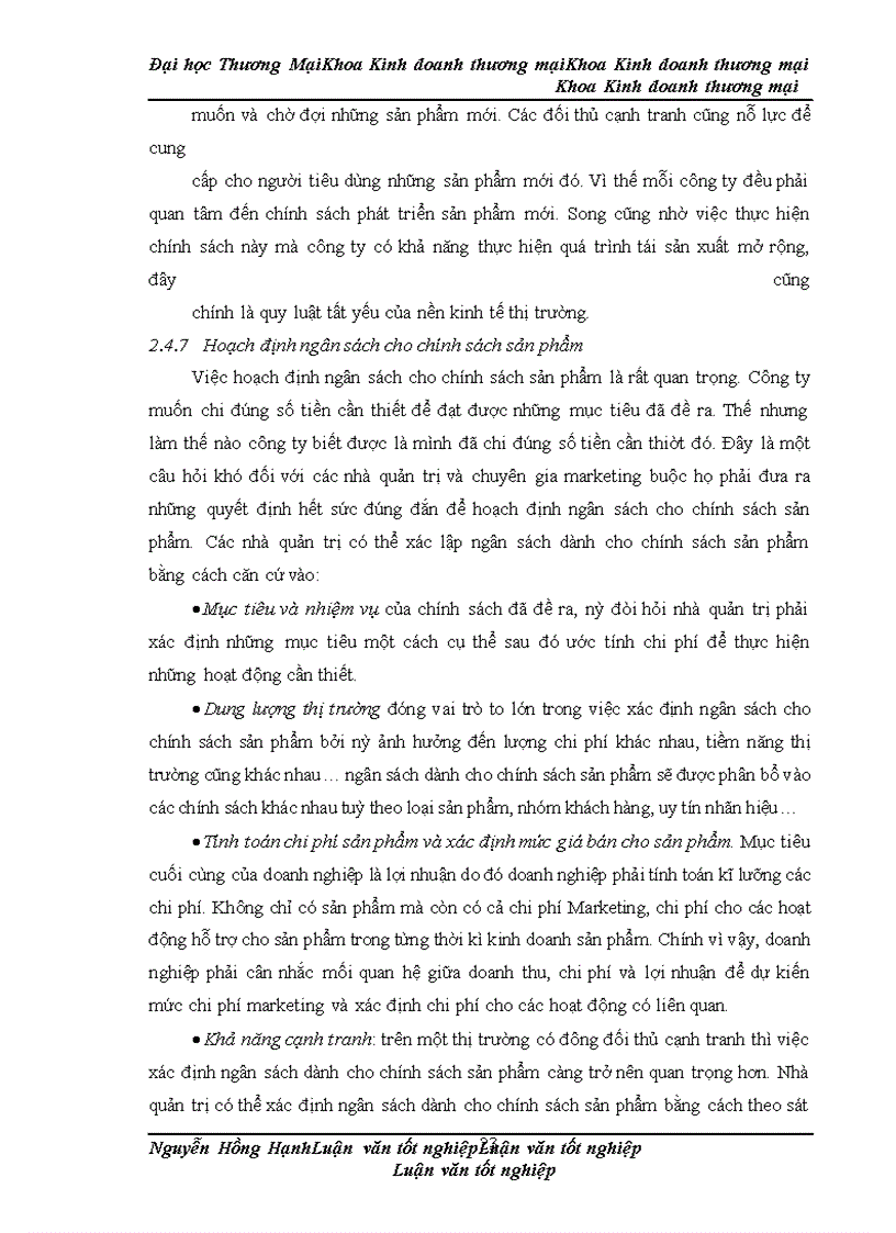 image for page Phát triển chính sách marketing sản phẩm dệt may xuất khẩu của công ty TNHH sản xuất & thương mại Tân Bắc Đô sang thị trường EU