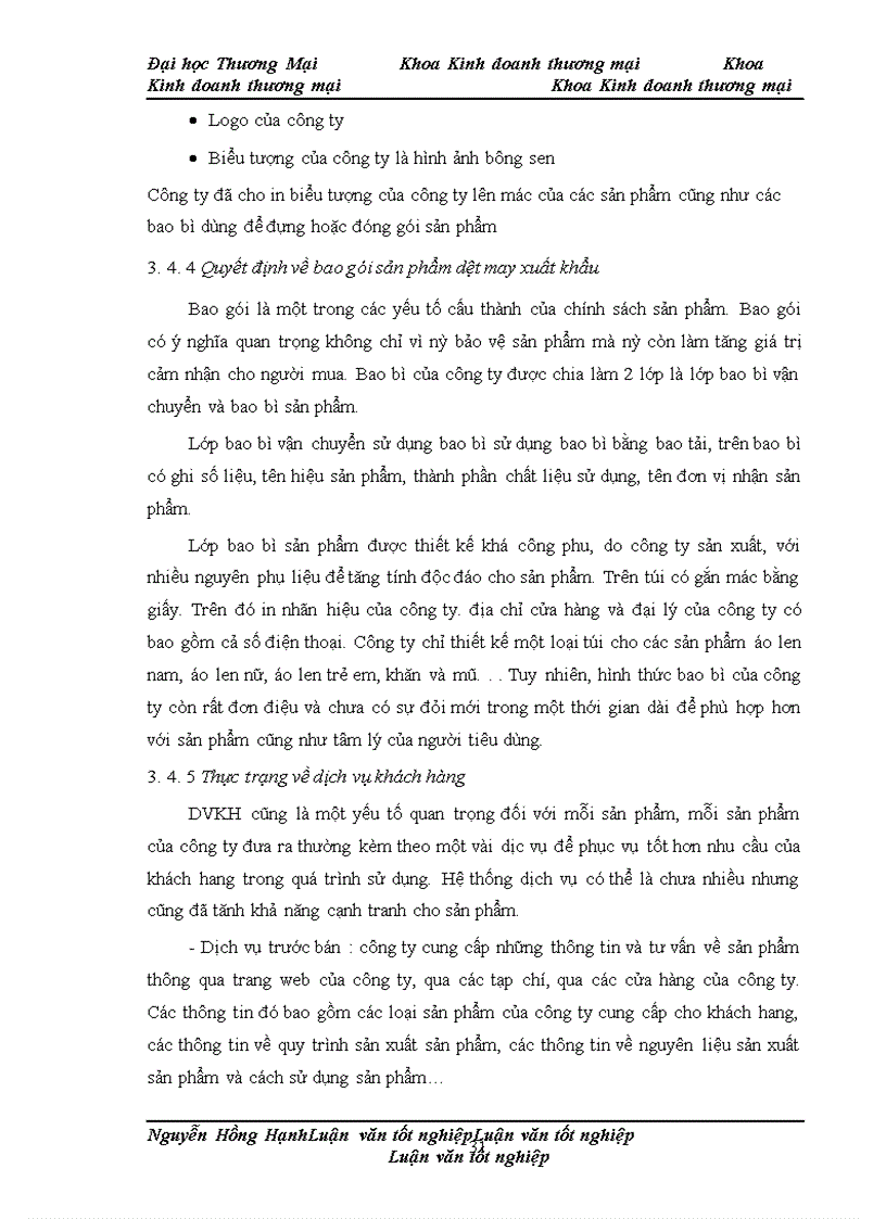 image for page Phát triển chính sách marketing sản phẩm dệt may xuất khẩu của công ty TNHH sản xuất & thương mại Tân Bắc Đô sang thị trường EU